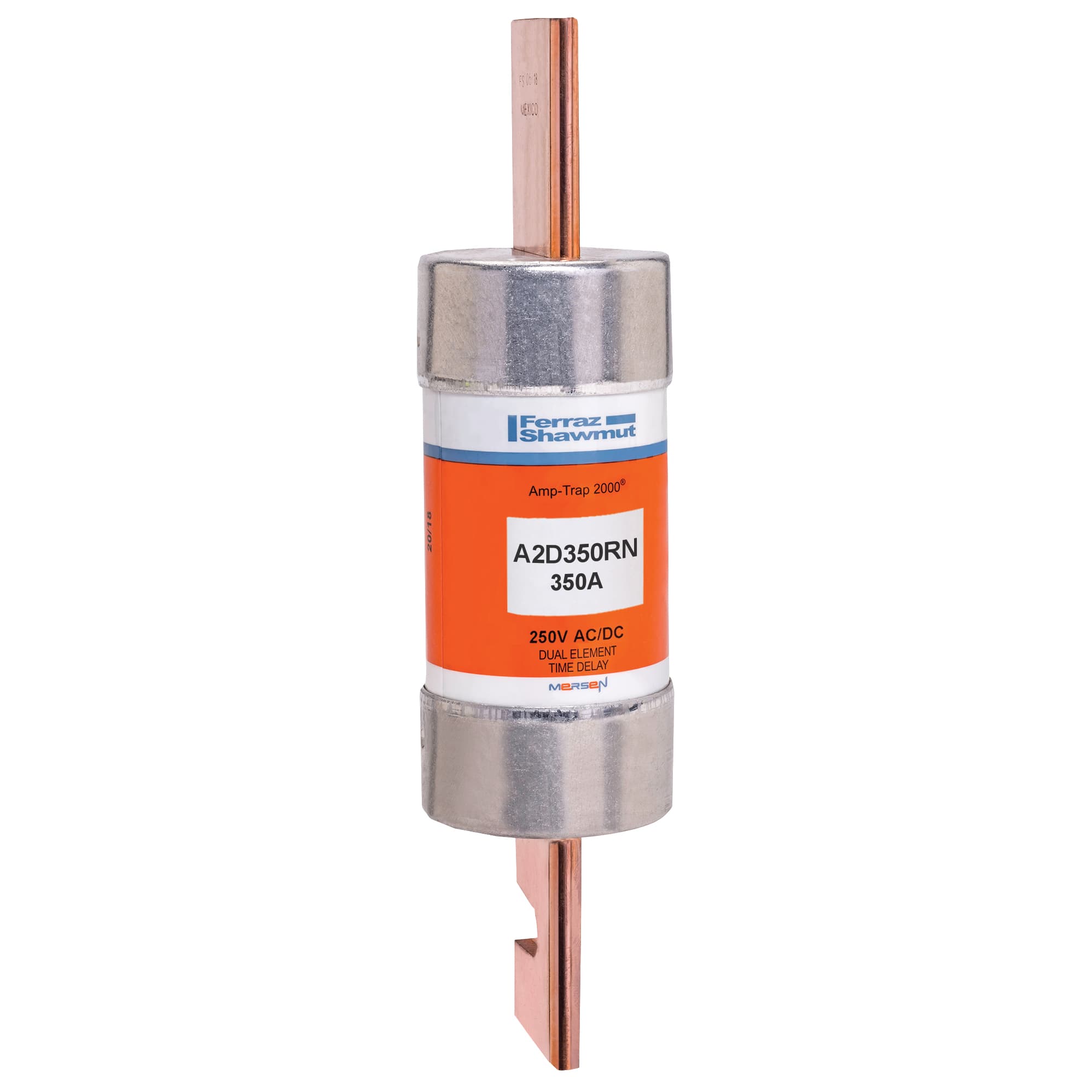 Mersen A2D350RN A2D350RN Mersen - Fuse A2D-R - Class RK1 - Time-Delay 250VAC 250VDC 350A Blade Amp-Trap 2000® Mersen A2D350RN A2D350RN Mersen - Fuse A2D-R - Class RK1 - Time-Delay 250VAC 250VDC 350A Blade Amp-Trap 2000®