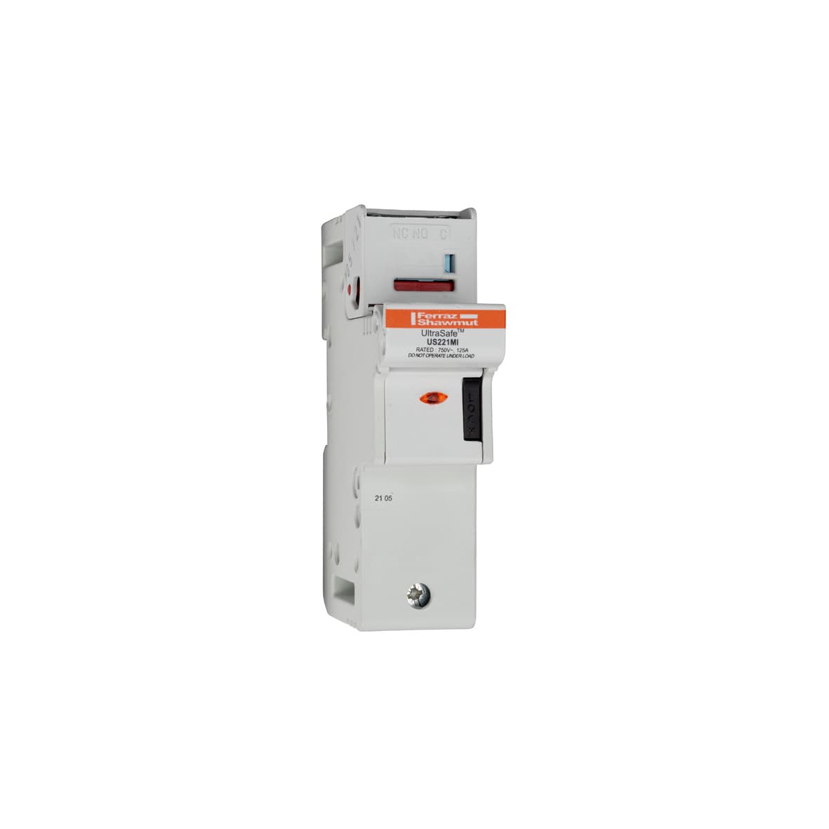 Mersen Z1006203 Z1006203 Mersen - Fuse Holder UltraSafe™ 800VAC 1000VDC UL Fuse size 22x58 1-Pole Visual Indicator Microswitch Pressure Plate IP20 Mersen Z1006203 Z1006203 Mersen - Fuse Holder UltraSafe™ 800VAC 1000VDC UL Fuse size 22x58 1-Pole Visual Indicator Microswitch Pressure Plate IP20