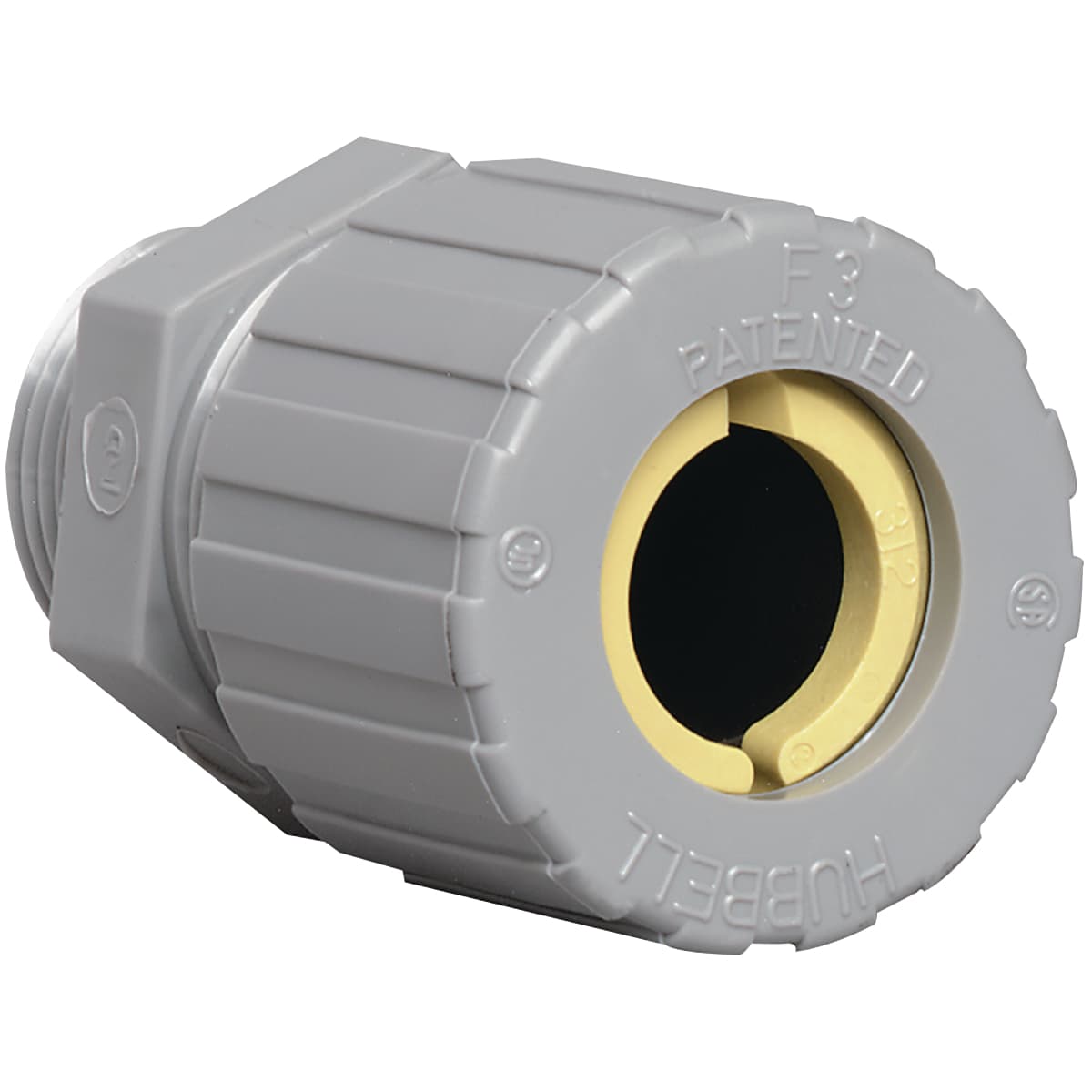 Hubbell ZS208CR 3/4"Nylon Cord Connector,  Cord Range .375-.500, Blue  ; Nylon retention ring for increased holding power ; Neoprene bushing seals against moisture ; Nylon connectors obtain approximately the same retention values as metal cord connectors ; Nylon retentio Hubbell ZS208CR 3/4"Nylon Cord Connector,  Cord Range .375-.500, Blue  ; Nylon retention ring for increased holding power ; Neoprene bushing seals against moisture ; Nylon connectors obtain approximately the same retention values as metal cord connectors ; Nylon retentio