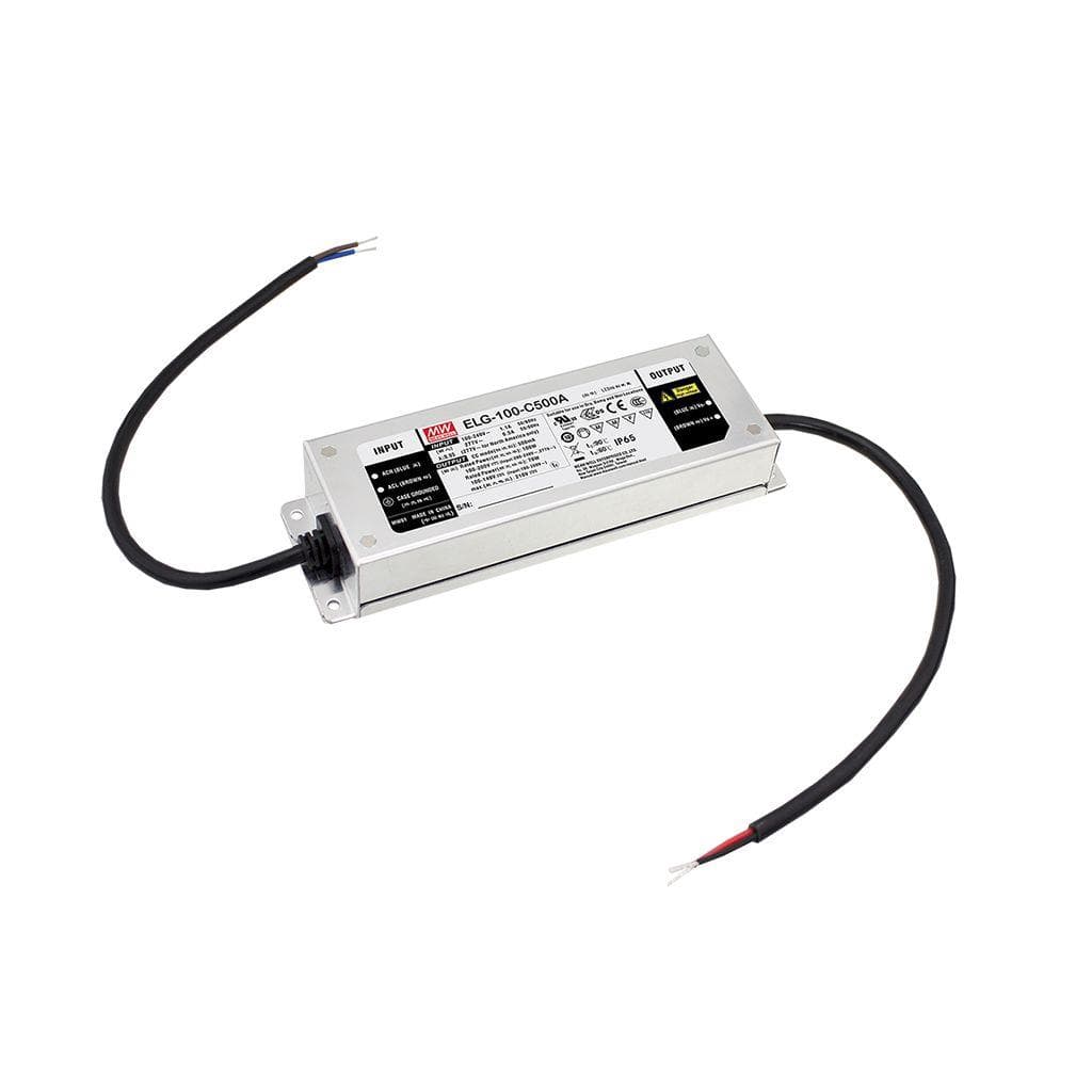 MEAN WELL ELG-100-C350DA-3Y AC-DC Single output LED Driver (CC) with PFC; 3 wire input; Output 286VDC at 0.35A; Dimming with DALI control technology; IP67; Cable output MEAN WELL ELG-100-C350DA-3Y AC-DC Single output LED Driver (CC) with PFC; 3 wire input; Output 286VDC at 0.35A; Dimming with DALI control technology; IP67; Cable output