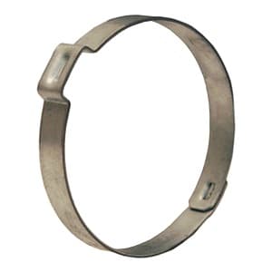 Dixon 256 Pinch-On Single Ear Clamp; 1" Nominal Size; 1/4" Width; 0.03" Thickness; Zinc Plated Steel Dixon 256 Pinch-On Single Ear Clamp; 1" Nominal Size; 1/4" Width; 0.03" Thickness; Zinc Plated Steel