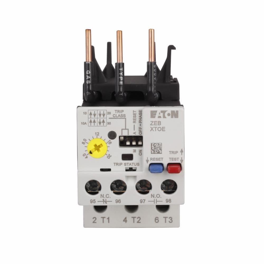 Eaton XTOE045CCS XTOE045CCS Eaton - Eaton C440 electronic overload relay, XT IEC Electronic Overload Relay, 9-45A overload range, 45 mm Frame size, NO-NC contact configuration, Direct to contactor mounting, Selectable - 10A, 10, 20, 30 trip type Eaton XTOE045CCS XTOE045CCS Eaton - Eaton C440 electronic overload relay, XT IEC Electronic Overload Relay, 9-45A overload range, 45 mm Frame size, NO-NC contact configuration, Direct to contactor mounting, Selectable - 10A, 10, 20, 30 trip type