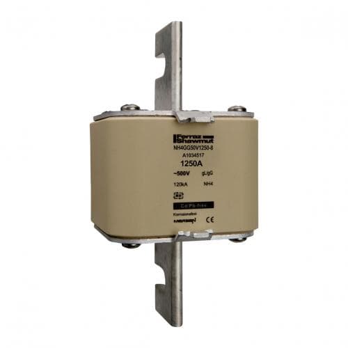 Mersen A1034517 NH fuse-link gG, 500VAC, size 4, 1250A top indicator/live tags Mersen A1034517 NH fuse-link gG, 500VAC, size 4, 1250A top indicator/live tags