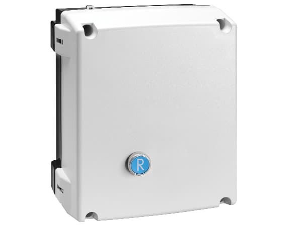 Lovato Electric M3RA M3RA Lovato - Empty non-metallic enclosure, with RESET button, for BF40, BF50, BF65, BF80, BF94 contactors Lovato Electric M3RA M3RA Lovato - Empty non-metallic enclosure, with RESET button, for BF40, BF50, BF65, BF80, BF94 contactors