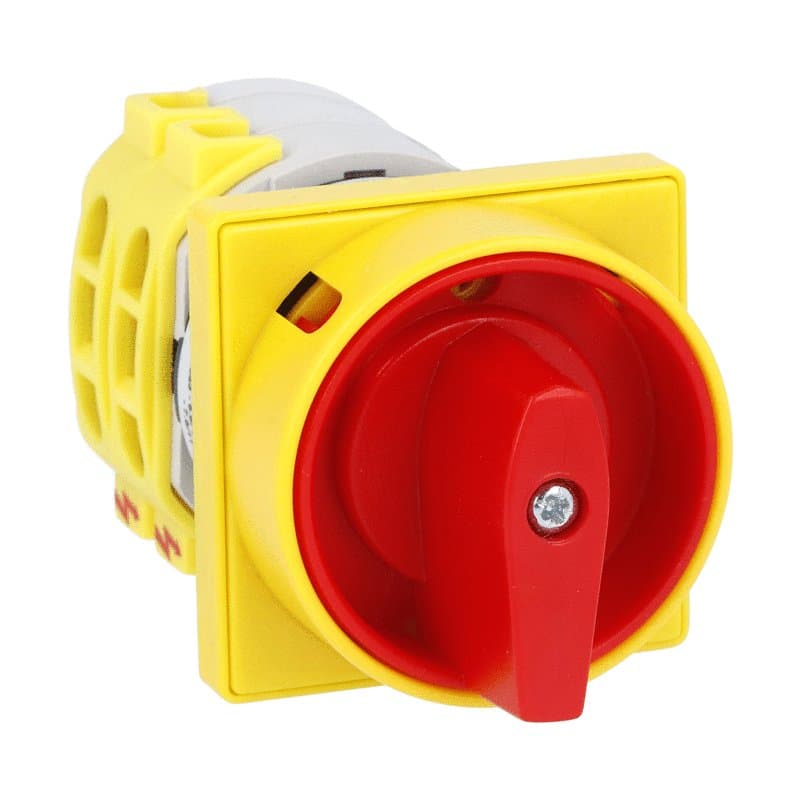 Lovato Electric 7GN2592U65 7GN2592U65 Lovato - Rotary cam switch 7GN series, ON-OFF switch 4 poles 25A, for front mounting with red/yellow handle padlockable in 0 and protection covers, front plate 65X65mm Lovato Electric 7GN2592U65 7GN2592U65 Lovato - Rotary cam switch 7GN series, ON-OFF switch 4 poles 25A, for front mounting with red/yellow handle padlockable in 0 and protection covers, front plate 65X65mm