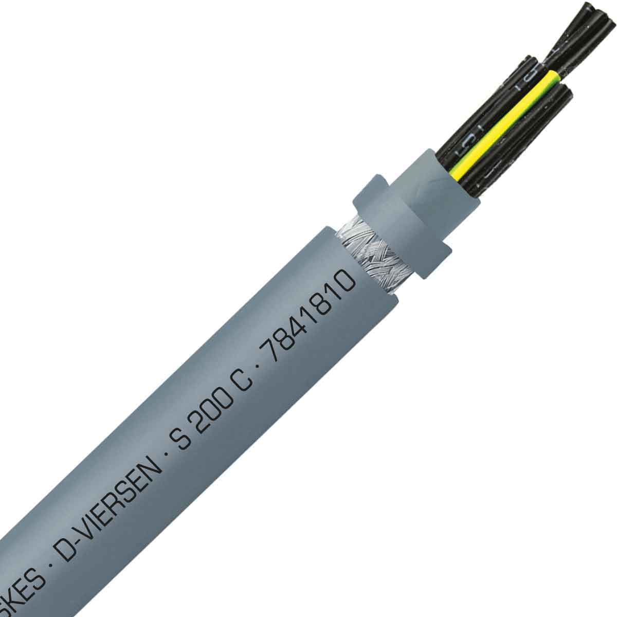 SAB 7841810 S 200 C - 18 AWG/18c, shielded halogen free continuous flex oil resistant control cable, CE, RoHS SAB 7841810 S 200 C - 18 AWG/18c, shielded halogen free continuous flex oil resistant control cable, CE, RoHS