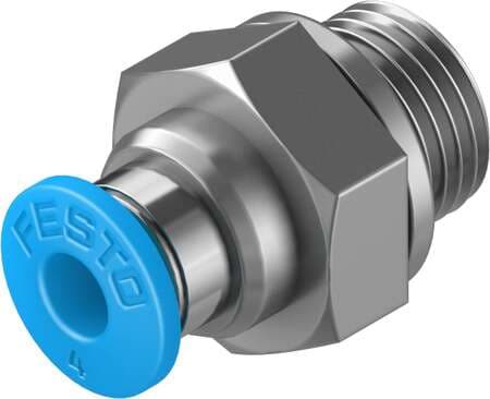 Festo 132036 push-in fitting QS-G1/8-4-100 male thread with external hexagon. Size: Standard, Nominal size: 3 mm, Type of seal on screw-in stud: Sealing ring, Assembly position: Any, Container size: 100 Festo 132036 push-in fitting QS-G1/8-4-100 male thread with external hexagon. Size: Standard, Nominal size: 3 mm, Type of seal on screw-in stud: Sealing ring, Assembly position: Any, Container size: 100