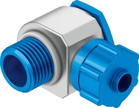 Festo 6262 elbow quick connector LCK-1/4-PK-6-KU Rotatable with sealing rim, polymer design. Nominal size: 5,3 mm, Type of seal on screw-in stud: Sealing edge, Assembly position: Any, Operating pressure complete temperature range: 0 - 16 bar, Ambient temperature: -1 Festo 6262 elbow quick connector LCK-1/4-PK-6-KU Rotatable with sealing rim, polymer design. Nominal size: 5,3 mm, Type of seal on screw-in stud: Sealing edge, Assembly position: Any, Operating pressure complete temperature range: 0 - 16 bar, Ambient temperature: -1