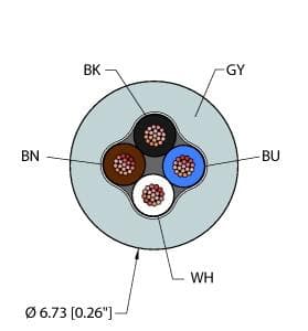 Turck GRY,PVC,4X18,ITC,MSHA GRY,PVC,4X18,ITC,MSHA Turck - GRY,PVC,4X18,ITC,MSHA Instrumentation Tray Cable, Reelfast™ Bulk Cable Turck GRY,PVC,4X18,ITC,MSHA GRY,PVC,4X18,ITC,MSHA Turck - GRY,PVC,4X18,ITC,MSHA Instrumentation Tray Cable, Reelfast™ Bulk Cable