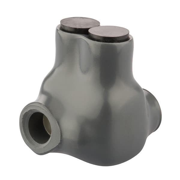 NSI Industries ITOG-6B 6-14 AWG (Class B,C,D,K,M,I) Off-Set Polaris⢠Grey For Fine STRanded Cooper Conductor - 2 Port (Bagged) NSI Industries ITOG-6B 6-14 AWG (Class B,C,D,K,M,I) Off-Set Polaris⢠Grey For Fine STRanded Cooper Conductor - 2 Port (Bagged)