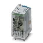 Phoenix Contact 2903677 Plug-in industrial relay with power contacts, 4 changeover contacts, test button, status LED, freewheeling diode, mechanical switching position indicator, polarity: A1+, A2-, input voltage: 24 V DC Phoenix Contact 2903677 Plug-in industrial relay with power contacts, 4 changeover contacts, test button, status LED, freewheeling diode, mechanical switching position indicator, polarity: A1+, A2-, input voltage: 24 V DC