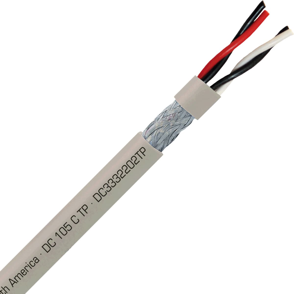 SAB DC3332202TP DC 105 C TP - 22 AWG/2pr, shielded flexible oil resistant data pair cable, UL, CSA, CE, RoHS SAB DC3332202TP DC 105 C TP - 22 AWG/2pr, shielded flexible oil resistant data pair cable, UL, CSA, CE, RoHS