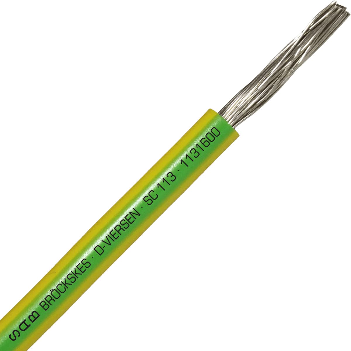 SAB 1131600 SC 113 - 6 AWG, high temperature Green/Yellow silicone hook-up wire, CE, RoHS SAB 1131600 SC 113 - 6 AWG, high temperature Green/Yellow silicone hook-up wire, CE, RoHS