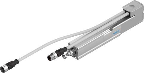 Festo 1476526 electric cylinder EPCO-16-150-8P-ST-E Mechanical linear drive with piston rod and fixed stepper motor. Size: 16, Stroke: 150 mm, Stroke reserve: 0 mm, Piston rod thread: M6, Reversing backlash: 0,1 mm Festo 1476526 electric cylinder EPCO-16-150-8P-ST-E Mechanical linear drive with piston rod and fixed stepper motor. Size: 16, Stroke: 150 mm, Stroke reserve: 0 mm, Piston rod thread: M6, Reversing backlash: 0,1 mm
