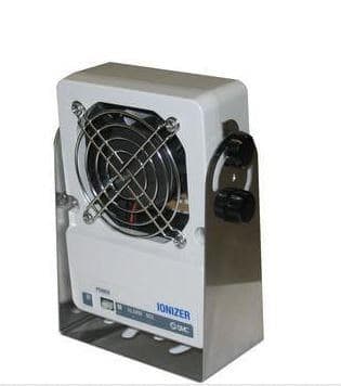 SMC IZF10-P-B The IZF10 is SMC's compact fan ionizer. The fan ionizer emits static eliminating ions using ambient air, suitable for when an air supply is inconvenient or unavailable. SMC IZF10-P-B The IZF10 is SMC's compact fan ionizer. The fan ionizer emits static eliminating ions using ambient air, suitable for when an air supply is inconvenient or unavailable.