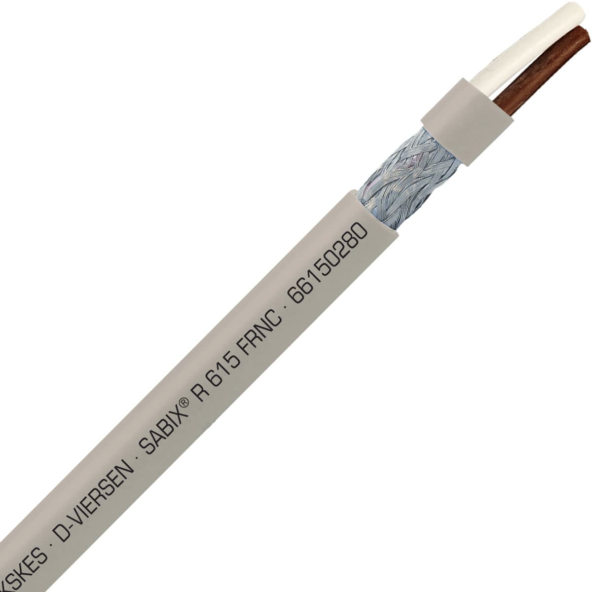 SAB 66150280 SABIX R 615 FRNC - 18 AWG/2c, shielded halogen-free flame retardant rail data cable, CE, RoHS SAB 66150280 SABIX R 615 FRNC - 18 AWG/2c, shielded halogen-free flame retardant rail data cable, CE, RoHS