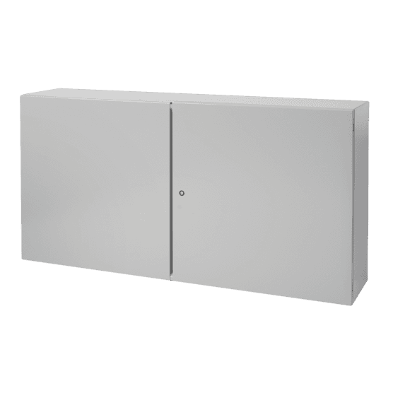 Hoffman CTD24488 Concept Two-Door Enclosures, 24.00x48.00x8.00, Gray, Steel Hoffman CTD24488 Concept Two-Door Enclosures, 24.00x48.00x8.00, Gray, Steel