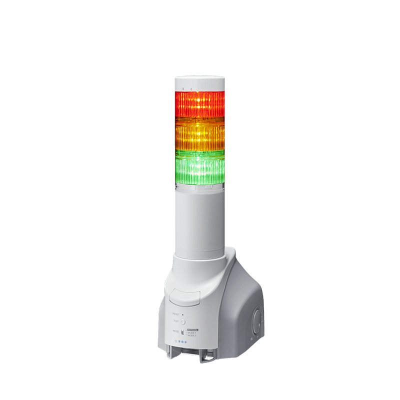 Patlite NHL-3FV2-RYG Network Monitor Signal Tower with Cloud Compatibility and MP3 Alerts, 60mm, 24V DC, Continuous and Flashing Pattern, Clear Lens LED Patlite NHL-3FV2-RYG Network Monitor Signal Tower with Cloud Compatibility and MP3 Alerts, 60mm, 24V DC, Continuous and Flashing Pattern, Clear Lens LED