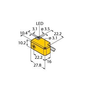 Turck BI2-Q10S-RZ31X BI2-Q10S-RZ31X Turck - BI2-Q10S-RZ31X Inductive Sensor Turck BI2-Q10S-RZ31X BI2-Q10S-RZ31X Turck - BI2-Q10S-RZ31X Inductive Sensor