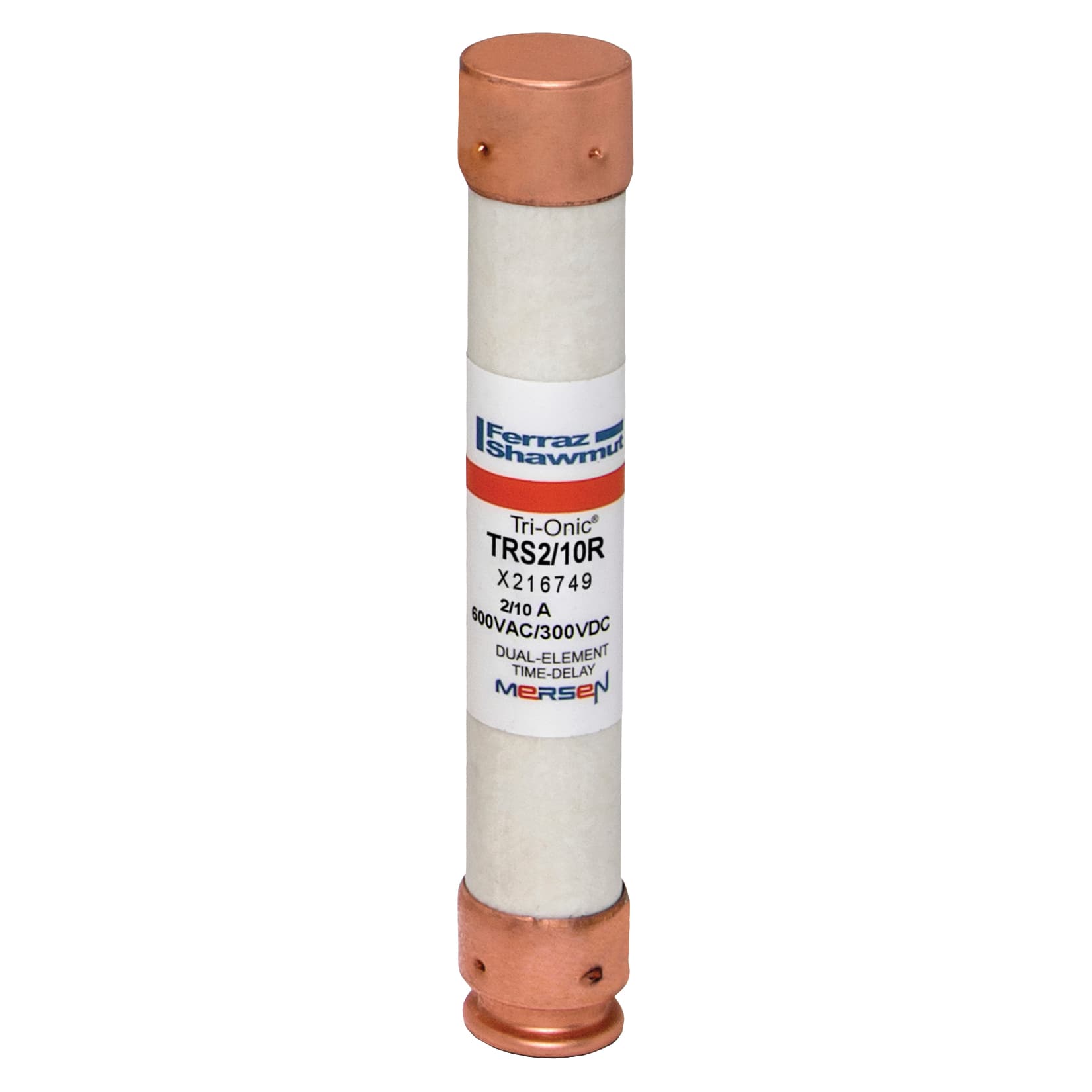 Mersen TRS2/10R TRS2/10R Mersen - Fuse TRS-R - Class RK5 - Time-Delay 600VAC 600VDC 0.2A Ferrule Tri-Onic® Mersen TRS2/10R TRS2/10R Mersen - Fuse TRS-R - Class RK5 - Time-Delay 600VAC 600VDC 0.2A Ferrule Tri-Onic®