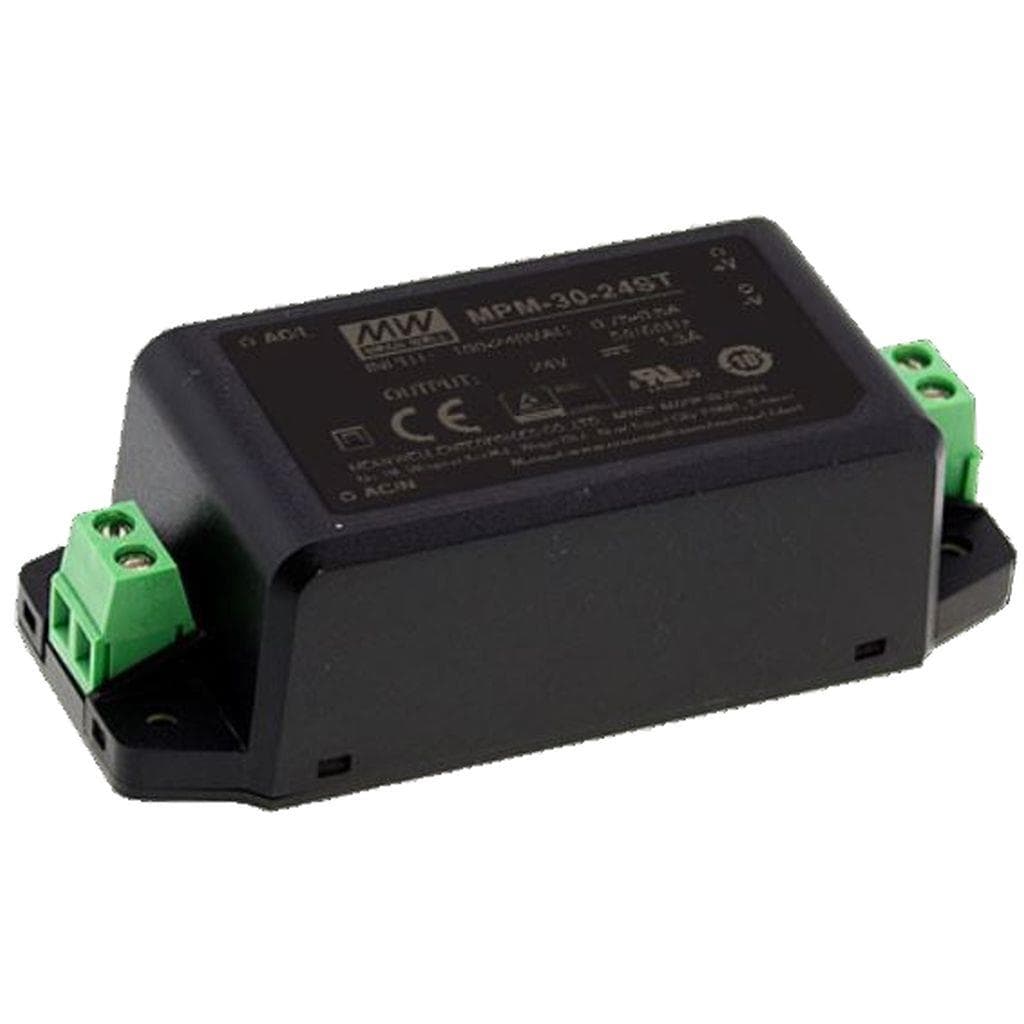 MEAN WELL MPM-30-48ST AC-DC Single output Medical Encapsulated power supply; Output 48Vdc at 0.63A; Screw terminal block; 2xMOPP MEAN WELL MPM-30-48ST AC-DC Single output Medical Encapsulated power supply; Output 48Vdc at 0.63A; Screw terminal block; 2xMOPP