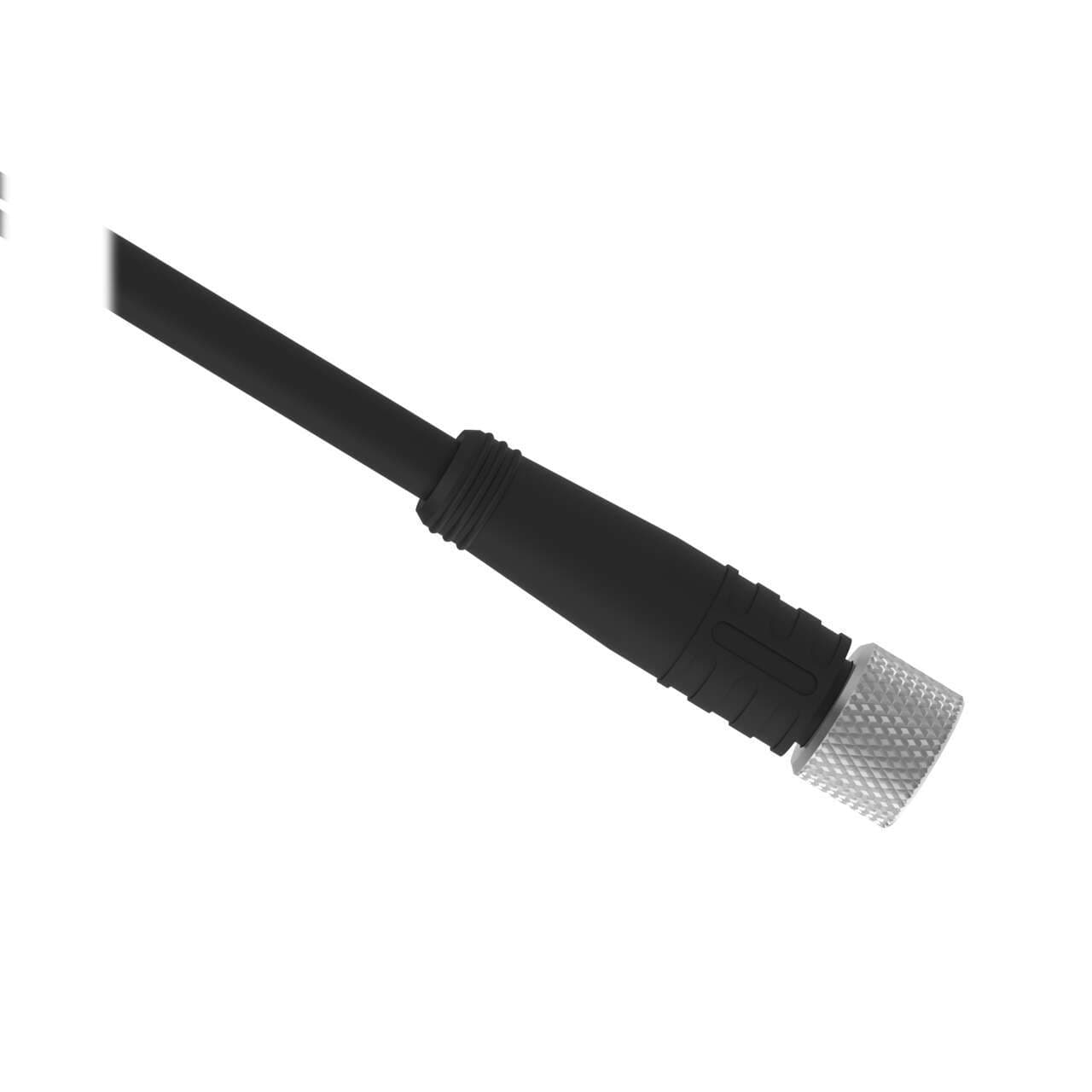 Banner PKG4M-2 Cordset: Single Ended M8; 4-pin Straight Female; 2.04 m 4x26 Black PVC Jacket; Nickel-Plated Brass Coupling Nut Banner PKG4M-2 Cordset: Single Ended M8; 4-pin Straight Female; 2.04 m 4x26 Black PVC Jacket; Nickel-Plated Brass Coupling Nut