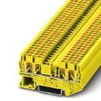 Phoenix Contact 3209583 Feed-through terminal block, nom. voltage: 800 V, nominal current: 24 A, connection method: Push-in connection, number of connections: 4, cross section: 0.14 mm² - 4 mm², AWG: 26 - 12, width: 5.2 mm, height: 35.3 mm, color: yellow, mounting type: NS 35/7, Phoenix Contact 3209583 Feed-through terminal block, nom. voltage: 800 V, nominal current: 24 A, connection method: Push-in connection, number of connections: 4, cross section: 0.14 mm² - 4 mm², AWG: 26 - 12, width: 5.2 mm, height: 35.3 mm, color: yellow, mounting type: NS 35/7,