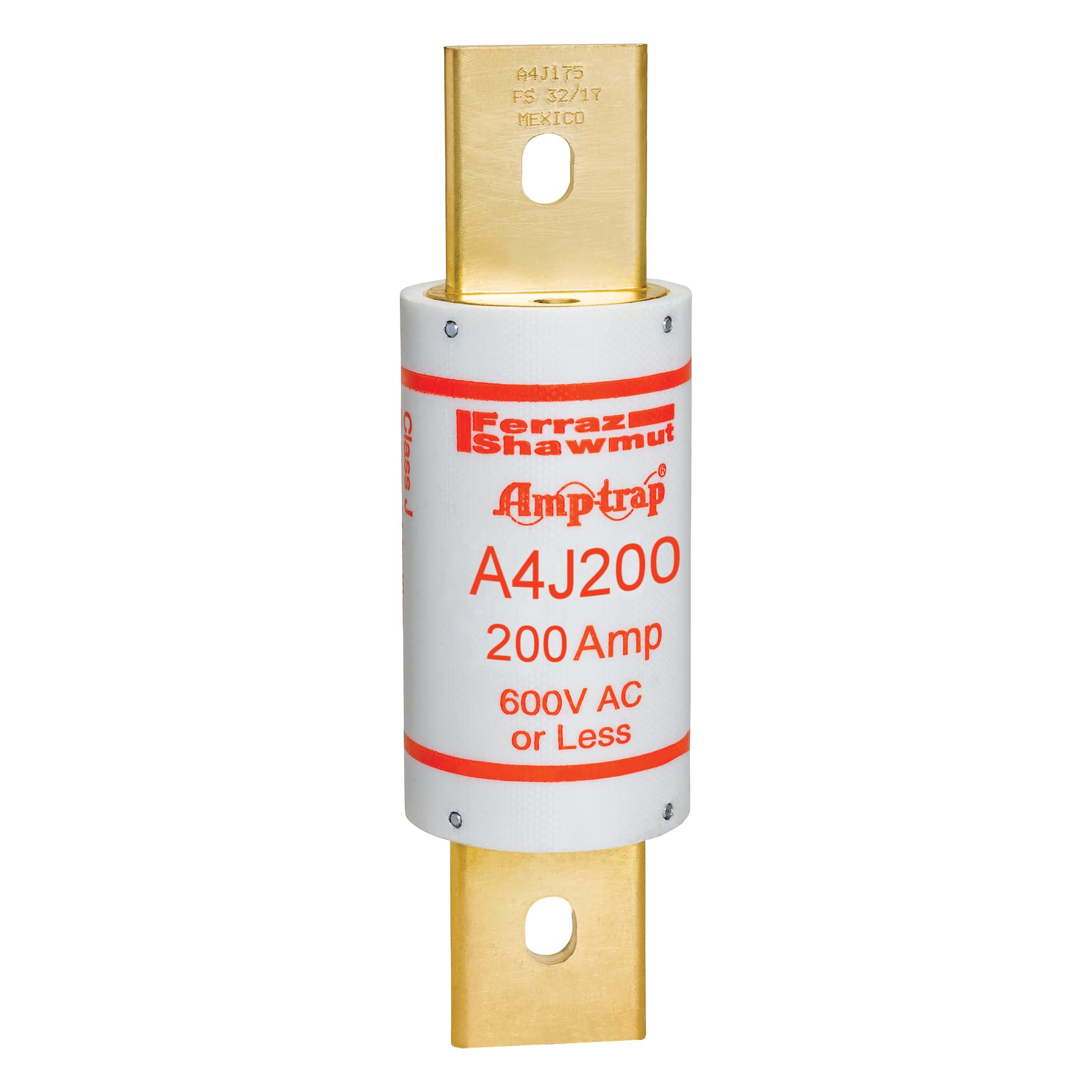 Mersen A4J200 A4J200 Mersen - Fuse A4J - Class J - Fast-Acting 600VAC 300VDC 200A Blade Amp-Trap® Mersen A4J200 A4J200 Mersen - Fuse A4J - Class J - Fast-Acting 600VAC 300VDC 200A Blade Amp-Trap®