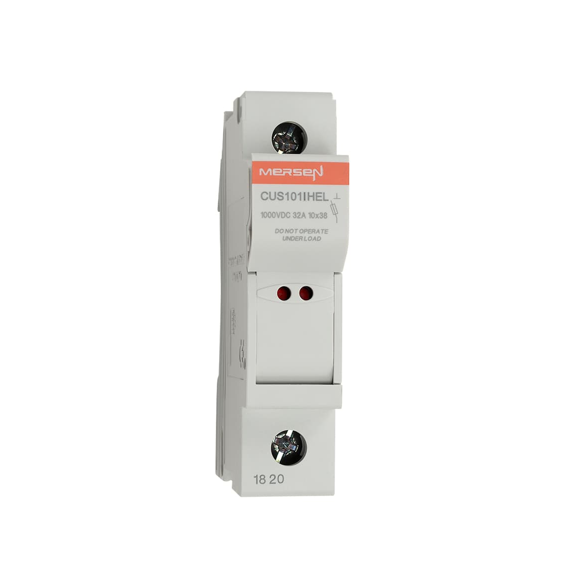 Mersen X1062758 X1062758 Mersen - Fuse Holder IEC+UL/CSA Size 10x38 1-Pole DIN Rail mounting Mersen X1062758 X1062758 Mersen - Fuse Holder IEC+UL/CSA Size 10x38 1-Pole DIN Rail mounting