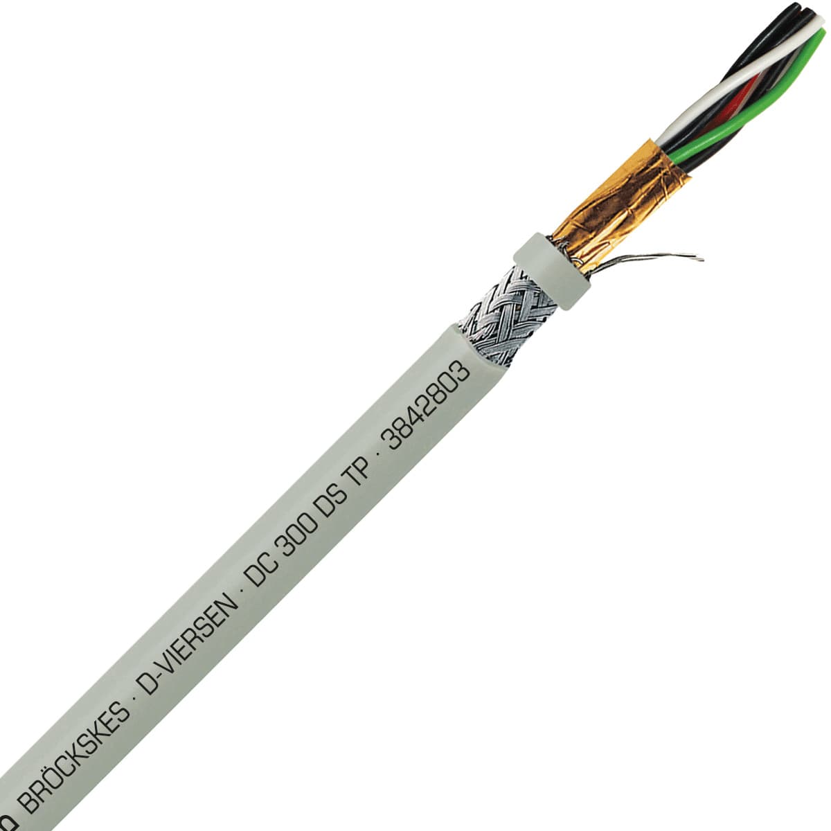 SAB 3842803 DC 300 DS TP- 28 AWG/3pr, multi-paired double shielded PVC signal and control cable, AWM SAB 3842803 DC 300 DS TP- 28 AWG/3pr, multi-paired double shielded PVC signal and control cable, AWM