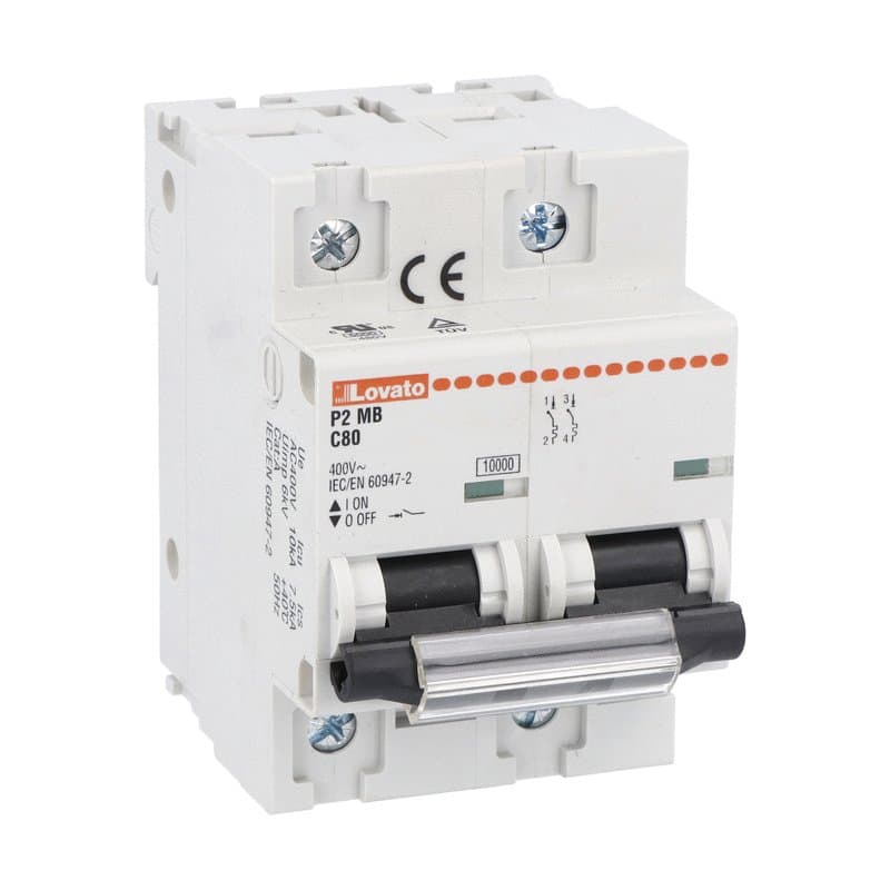 Lovato Electric P2MB2PC100 P2MB2PC100 Lovato - Miniature circuit breaker, 1P, 2P, 3P and 4P - 10kA, characteristic C, 100A Lovato Electric P2MB2PC100 P2MB2PC100 Lovato - Miniature circuit breaker, 1P, 2P, 3P and 4P - 10kA, characteristic C, 100A