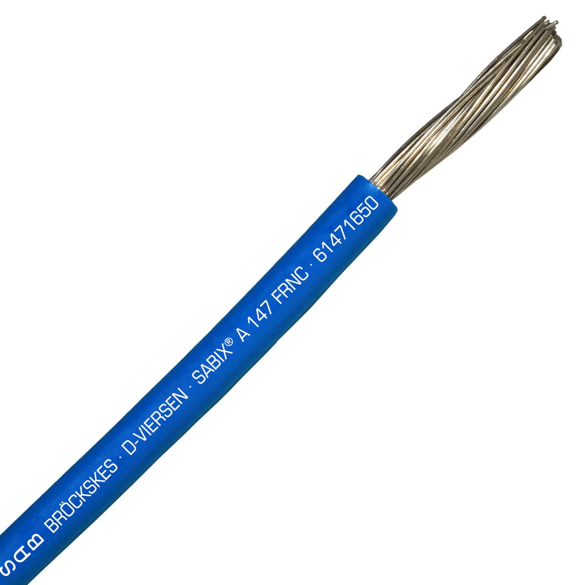 SAB 61471650 SABIX A 147 FRNC - 20 AWG/1c, flame retardant halogen-free 600V gentian blue hook-up wire, UL, CE, RoHS SAB 61471650 SABIX A 147 FRNC - 20 AWG/1c, flame retardant halogen-free 600V gentian blue hook-up wire, UL, CE, RoHS