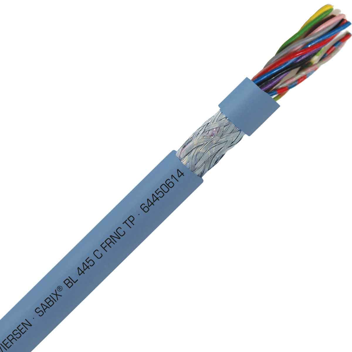 SAB 64450614 SABIX BL 445 C FRNC TP - 26 AWG/6pr, shielded halogen-free flame retardant paired flexible data cable for shipboard, DNV-GL, CE, RoHS SAB 64450614 SABIX BL 445 C FRNC TP - 26 AWG/6pr, shielded halogen-free flame retardant paired flexible data cable for shipboard, DNV-GL, CE, RoHS