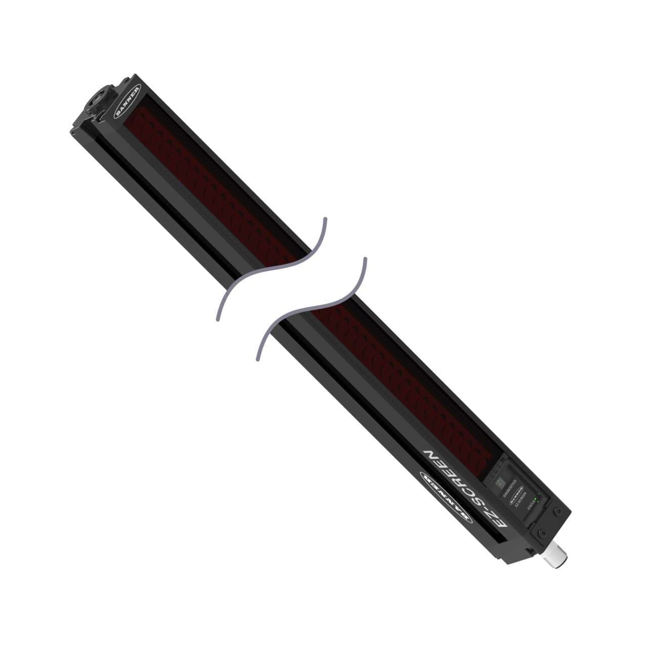 Banner SLSE14-750Q5 EZ-SCREEN Emitter; Resolution: 14 mm; Range: 6 m (20 ft); Defined Area: 750 mm (29.5 in); Housing Length: 821 mm (32.3 in); Connection: 5-pin M12 Connector; With Test Input Banner SLSE14-750Q5 EZ-SCREEN Emitter; Resolution: 14 mm; Range: 6 m (20 ft); Defined Area: 750 mm (29.5 in); Housing Length: 821 mm (32.3 in); Connection: 5-pin M12 Connector; With Test Input