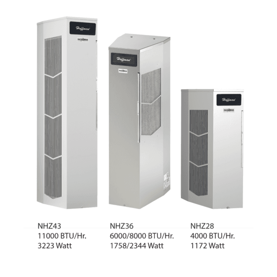 Hoffman NHZ360846G500 SPECTRACOOL Hazardous Location Stainless Steel Offshore, 8kBTU/HR, 400/460VAC Hoffman NHZ360846G500 SPECTRACOOL Hazardous Location Stainless Steel Offshore, 8kBTU/HR, 400/460VAC