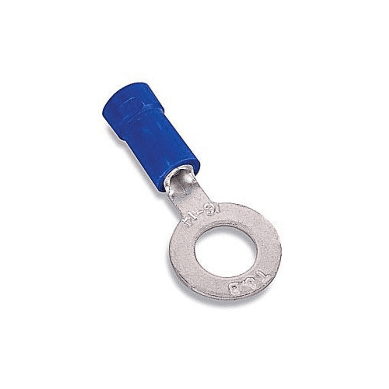 Thomas & Betts 14RB-10X 18 to 14 AWG, #10 Stud, 600 V, Blue, Tin Plated Copper, Vinyl Insulated, Expanded Entry, Electrical Thomas & Betts 14RB-10X 18 to 14 AWG, #10 Stud, 600 V, Blue, Tin Plated Copper, Vinyl Insulated, Expanded Entry, Electrical