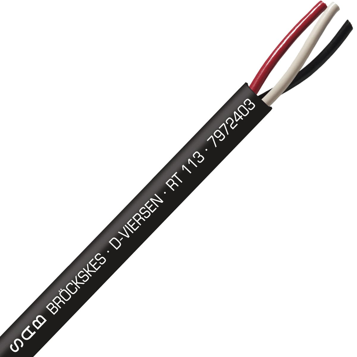 SAB 7972403 RT 113 - 24 AWG/3c, Torsional PVC cable for moderate stress, +/-270° torsion SAB 7972403 RT 113 - 24 AWG/3c, Torsional PVC cable for moderate stress, +/-270° torsion