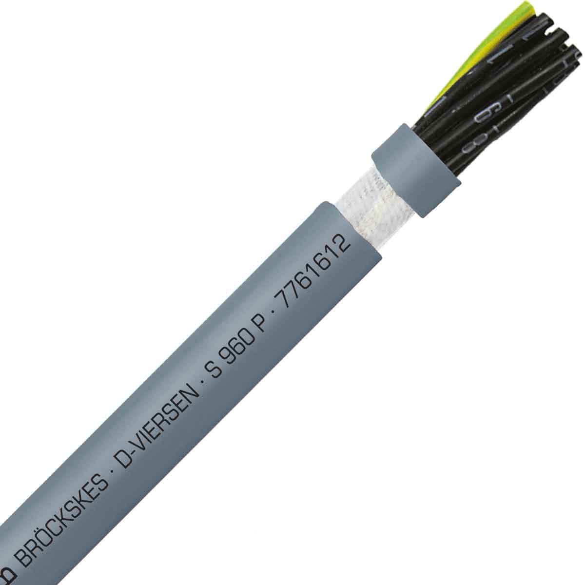 SAB 7761612 S 960 P - 16 AWG/12c, tear & oil resistant continuous flex PUR control cable, UL, CSA, CE, RoHS SAB 7761612 S 960 P - 16 AWG/12c, tear & oil resistant continuous flex PUR control cable, UL, CSA, CE, RoHS