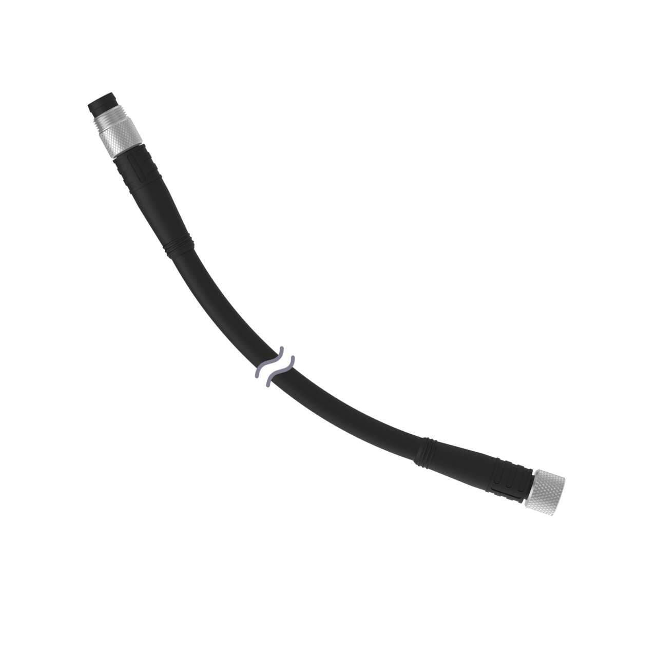 Banner PKG3M-2-PSG3M Cordset: Double Ended M8; 3-pin Straight Female; 3-pin Straight Male; 2 m (6.56 ft) 3x24 Black PVC Jacket; Nickel-Plated Brass Coupling Nuts Banner PKG3M-2-PSG3M Cordset: Double Ended M8; 3-pin Straight Female; 3-pin Straight Male; 2 m (6.56 ft) 3x24 Black PVC Jacket; Nickel-Plated Brass Coupling Nuts