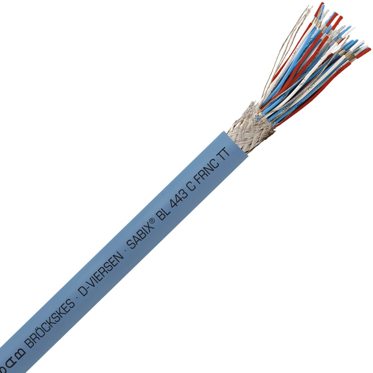 SAB 64430434 SABIX BL 443 C FRNC TT - 22 AWG/4tr, shielded halogen-free flame retardant flexible data cable for shipboard, DNV-GL, CE, RoHS SAB 64430434 SABIX BL 443 C FRNC TT - 22 AWG/4tr, shielded halogen-free flame retardant flexible data cable for shipboard, DNV-GL, CE, RoHS