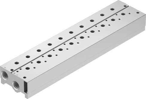 Festo 8026430 manifold block VABM-B10-30S-N12-10-P3 Grid dimension: 32 mm, Assembly position: Any, Max. number of valve positions: 10, Corrosion resistance classification CRC: 2 - Moderate corrosion stress, Product weight: 2413 g Festo 8026430 manifold block VABM-B10-30S-N12-10-P3 Grid dimension: 32 mm, Assembly position: Any, Max. number of valve positions: 10, Corrosion resistance classification CRC: 2 - Moderate corrosion stress, Product weight: 2413 g
