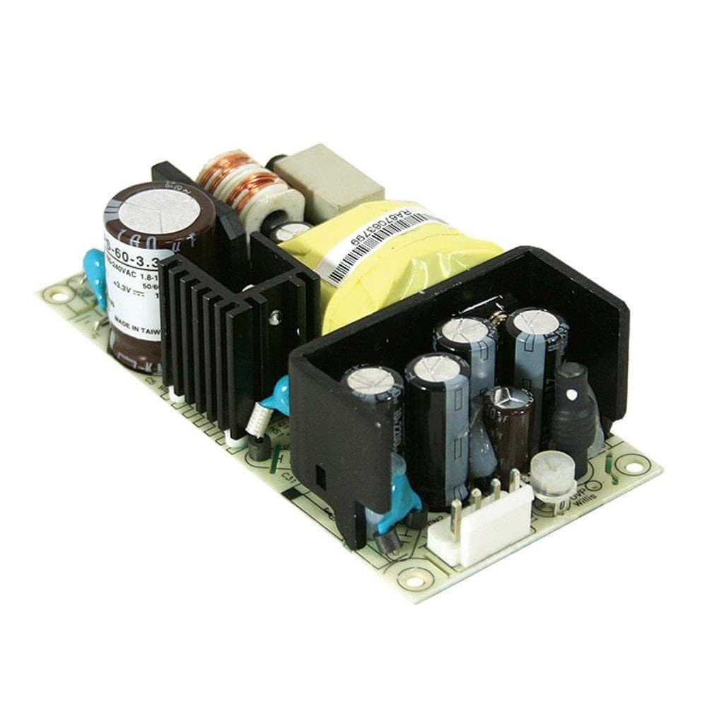 MEAN WELL RPS-60-3.3 AC-DC Open frame Medical power supply; Output 3.3Vdc at 10A; EN60601 2xMOPP; compact size 4 x 2 inch MEAN WELL RPS-60-3.3 AC-DC Open frame Medical power supply; Output 3.3Vdc at 10A; EN60601 2xMOPP; compact size 4 x 2 inch