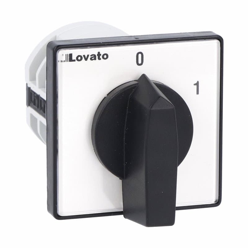 Lovato Electric 7GN1292U 7GN1292U Lovato - Rotary cam switch 7GN series, ON-OFF switch 4 poles 16A, for front mounting with black handle, front plate 90X90mm Lovato Electric 7GN1292U 7GN1292U Lovato - Rotary cam switch 7GN series, ON-OFF switch 4 poles 16A, for front mounting with black handle, front plate 90X90mm