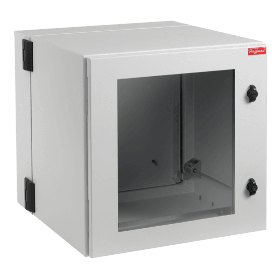 Hoffman PTHW602424G2 ProTek D-H, Type 4, 12, 60.04x23.62x24.02, Lt Gray, Steel, Window Hoffman PTHW602424G2 ProTek D-H, Type 4, 12, 60.04x23.62x24.02, Lt Gray, Steel, Window