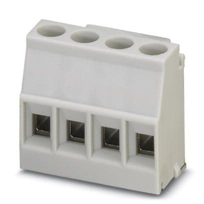 Phoenix Contact 2908485 PCB terminal block, nominal current: 24 A, rated voltage (III/2): 400 V, nominal cross section: 2.5 mm², number of potentials: 4, number of rows: 1, number of positions per row: 4, product range: MKDSO 2,5/..-L, pitch: 5 mm, connection method: Screw conn Phoenix Contact 2908485 PCB terminal block, nominal current: 24 A, rated voltage (III/2): 400 V, nominal cross section: 2.5 mm², number of potentials: 4, number of rows: 1, number of positions per row: 4, product range: MKDSO 2,5/..-L, pitch: 5 mm, connection method: Screw conn
