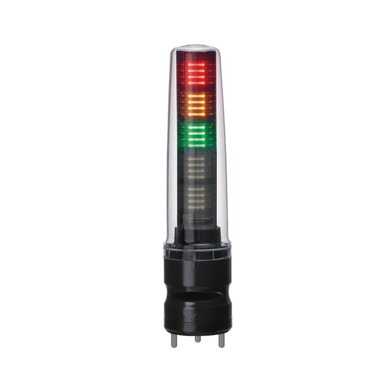 Patlite LS7-302DBWC-RYGNN 70mm, 3-tier Signal Tower with buzzer. Dark gray, direct mount body with M12 connector. Red, Amber, Green LED Patlite LS7-302DBWC-RYGNN 70mm, 3-tier Signal Tower with buzzer. Dark gray, direct mount body with M12 connector. Red, Amber, Green LED