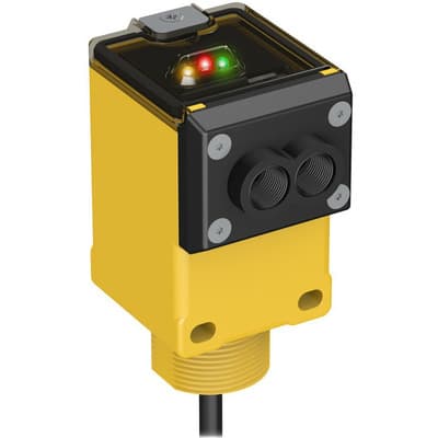 Banner Q45AD9F W-30 Intrinsically-safe photo-electric fiber optic sensor - Banner Engineering (Q series - Q45AD9) - Part #40821 - Infrared (IR) light (880nm) - 1 x digital output (NAMUR) - Supply voltage 5Vdc-15Vdc (12Vdc nom.) - Pre-wired with 30ft / 9m cable terminated wit Banner Q45AD9F W-30 Intrinsically-safe photo-electric fiber optic sensor - Banner Engineering (Q series - Q45AD9) - Part #40821 - Infrared (IR) light (880nm) - 1 x digital output (NAMUR) - Supply voltage 5Vdc-15Vdc (12Vdc nom.) - Pre-wired with 30ft / 9m cable terminated wit