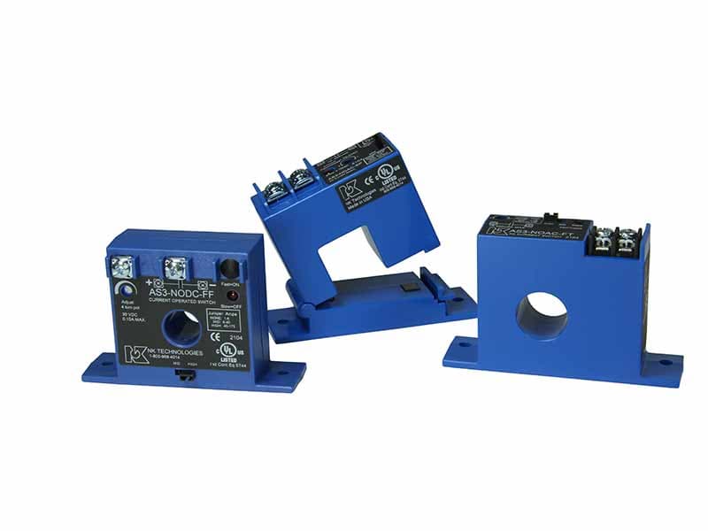 NK Technologies AS3-NCAC-FT-03 AC Current Switch, Solid Core, Adjustable Setpoint, 1-6, 6-40 & 40-175 Amp Ranges, Top Terminals, SmartLED, N.O., 3 A @ 120 VAC NK Technologies AS3-NCAC-FT-03 AC Current Switch, Solid Core, Adjustable Setpoint, 1-6, 6-40 & 40-175 Amp Ranges, Top Terminals, SmartLED, N.O., 3 A @ 120 VAC