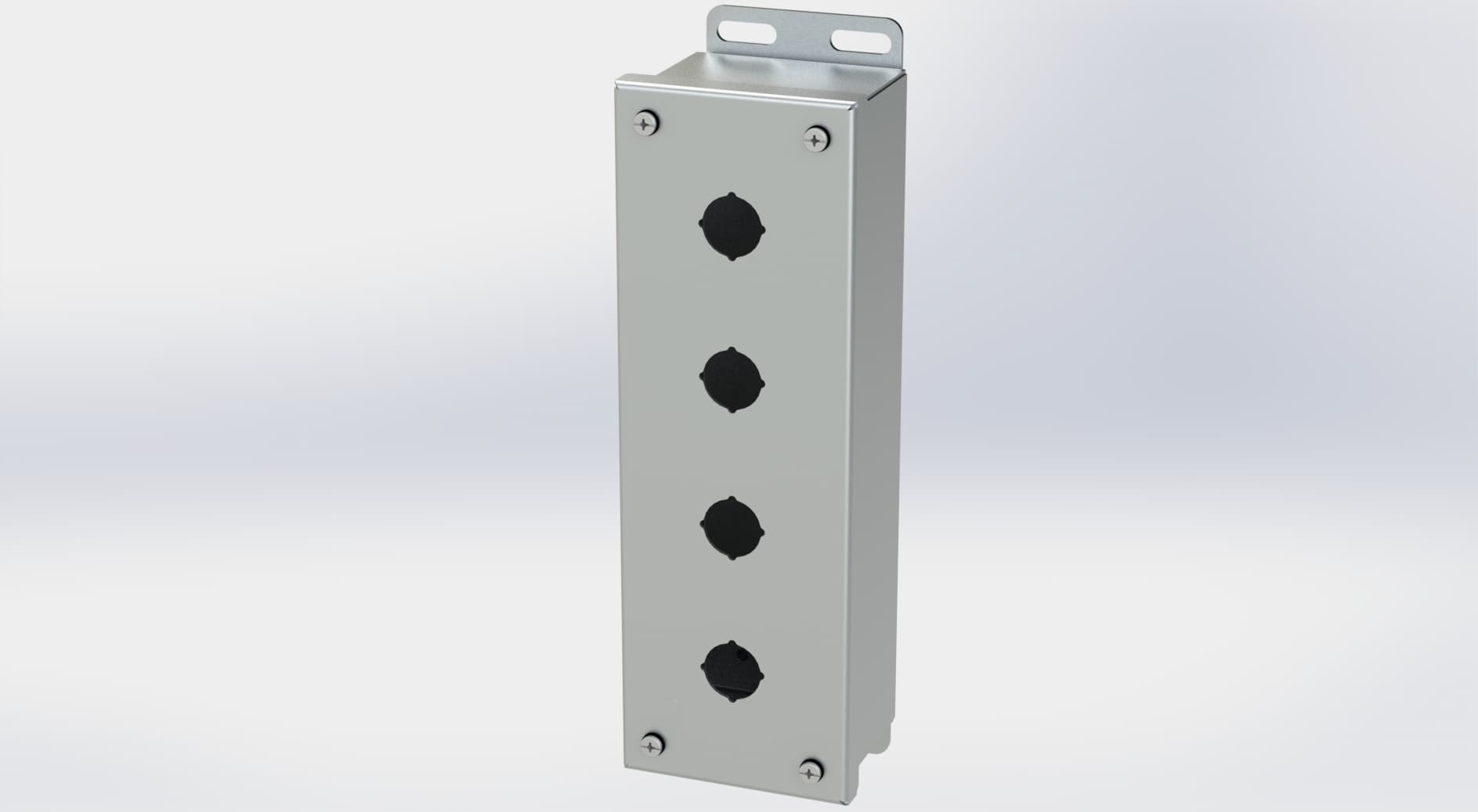 Saginaw Control SCE-4PBSSI S.S. PB Enclosure, Height:10.25", Width:3.25", Depth:2.75", #4 brushed finish on all exterior surfaces. Saginaw Control SCE-4PBSSI S.S. PB Enclosure, Height:10.25", Width:3.25", Depth:2.75", #4 brushed finish on all exterior surfaces.