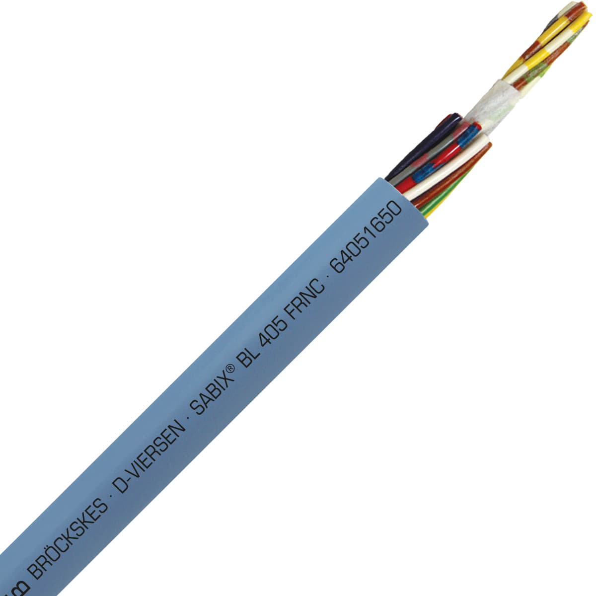 SAB 64051650 SABIX BL 405 FRNC - 20 AWG/16c, halogen-free flame retardant flexible data cable, DNV-GL, CE, RoHS SAB 64051650 SABIX BL 405 FRNC - 20 AWG/16c, halogen-free flame retardant flexible data cable, DNV-GL, CE, RoHS